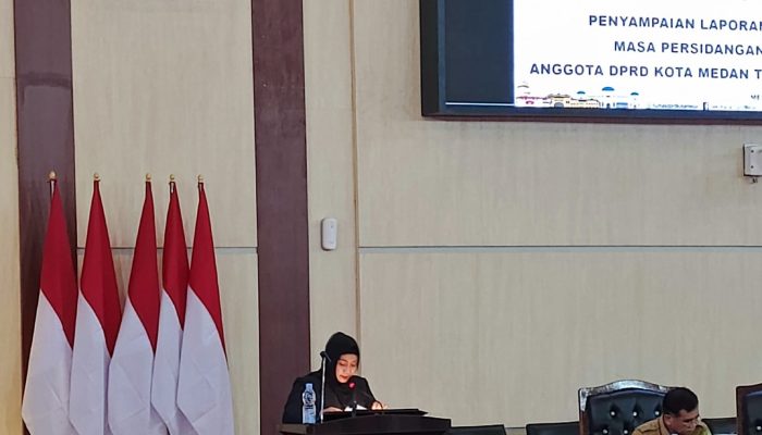 Lailatul Badri Suarakan Aspirasi Masyarakat Dapil III di Paripurna DPRD Medan, Fokus pada Infrastruktur dan Bantuan Sosial