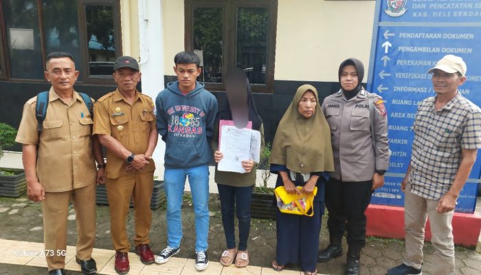 Polisi Bantu Pembuatan KTP dan Akte Lahir Anak Korban Pencabulan di Delitua