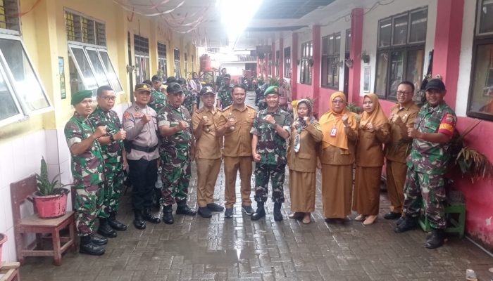 Kodam I/BB Adakan Makan Sehat Bergizi untuk Siswa SD di Medan Belawan