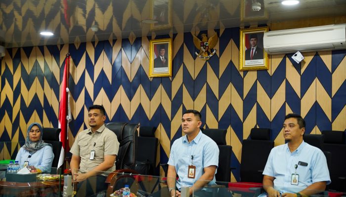 Bobby Nasution Ikuti Peresmian Layanan Persetujuan Bangunan Gedung 10 Jam Selesai