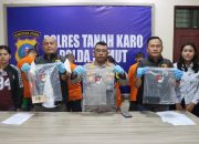 Polres Tanah Karo Ungkap Kasus Perdagangan Anak, Empat Tersangka Diciduk