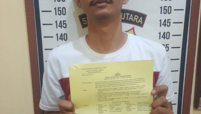 Polsek Sipispis Tangkap Dua Pelaku Pembongkaran SD Negeri 106871 Gunung Pamela
