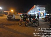 Patroli Kota dan Public Address Sat Samapta Polres Labuhanbatu Cegah Kejahatan Jalanan