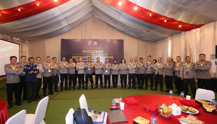 Humas Polres Sergai Ikuti Pelatihan Presenter dan Peliputan Kehumasan