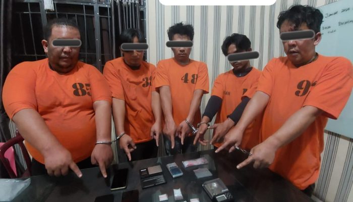 Polres Tanah Karo Ungkap Kasus Peredaran Narkotika, Amankan 6 Tersangka dan 4 Pengguna