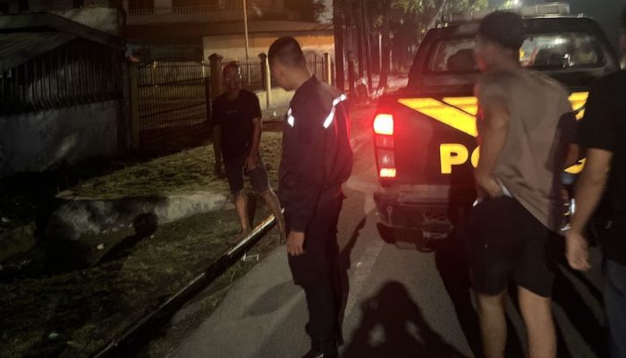 Kejar-kejaran di Dini Hari, Polisi Amankan Terduga Pencuri Besi Gerdang Truk