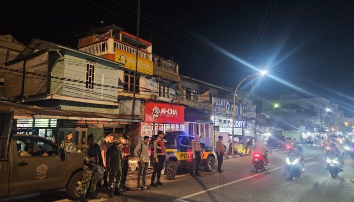 Polres Sibolga dan Tiga Pilar Patroli Gabungan Razia, Cegah Aksi Kenakalan Remaja