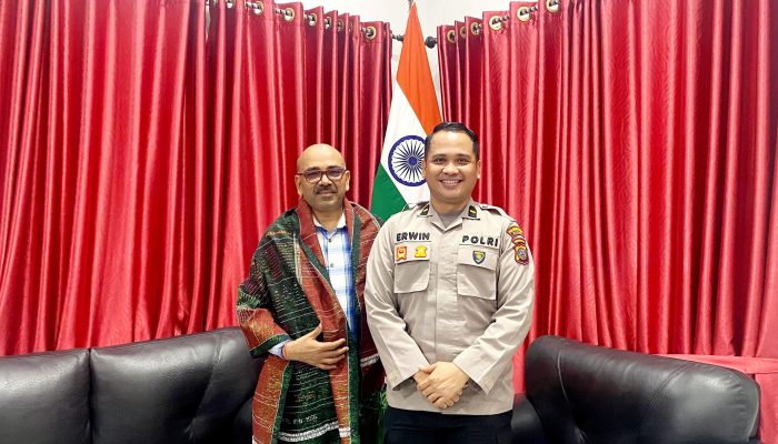 Konsulat India Apresiasi Kapolrestabes Medan atas Pengamanan Hari Republik India ke 76 di Medan