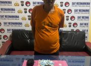 Sat Res Narkoba Polres Tanjung Balai Tangkap Pengedar Narkoba di Jalan Logam