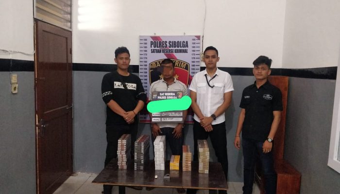 Polres Sibolga Ungkap Kasus Pencurian Rokok di Dalam Mobil Box