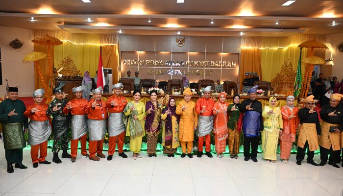 Pj Gubernur Sumut Hadiri Rapat Paripurna HUT ke-275 Kabupaten Langkat