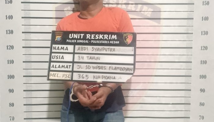 Polsek Sunggal Ungkap Dua Pelaku Curas