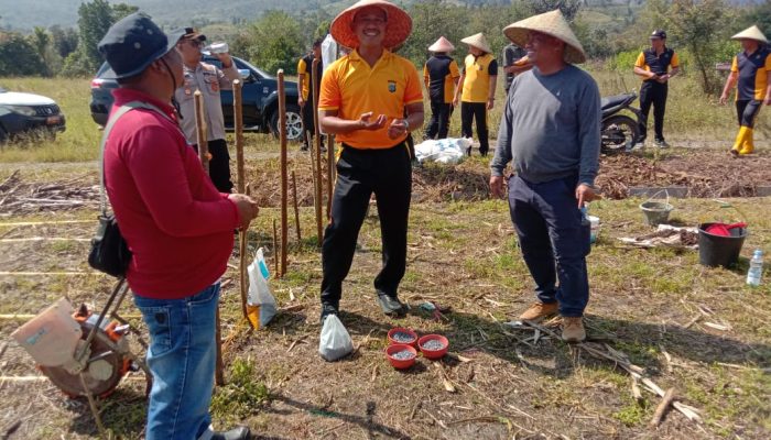 Polres Pakpak Bharat Tanam Benih Jagung untuk Dukung Ketahanan Pangan