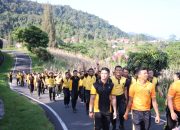 Kapolres Pakpak Bharat Pimpin Olahraga Rutin untuk Ciptakan Tubuh Sehat dan Jiwa Kuat