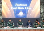 Kasdam I/BB Hadiri Doa Bersama Penutupan Latihan Proglatsiapops Satgas Pamtas RI-PNG Mobile Yonif 100/PS TA. 2025