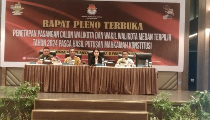 KPU Medan Tetapkan Rico Waas-Zakiyuddin Harahap sebagai Wali Kota dan Wakil Wali Kota Terpilih