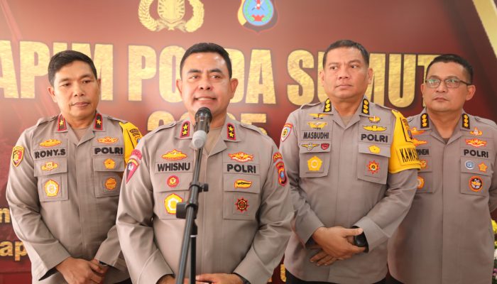 Kapolda Sumut Tekankan Kedekatan Polisi dengan Masyarakat dan Pemberantasan Kejahatan dalam Rapim 2025