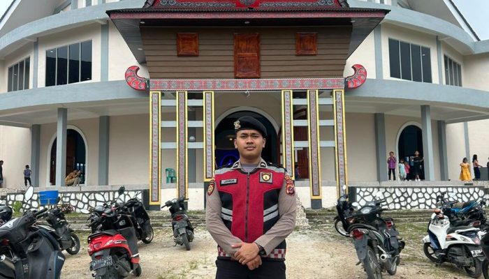Polres Pakpak Bharat Laksanakan Pengamanan Rutin Ibadah Gereja di Hari Minggu