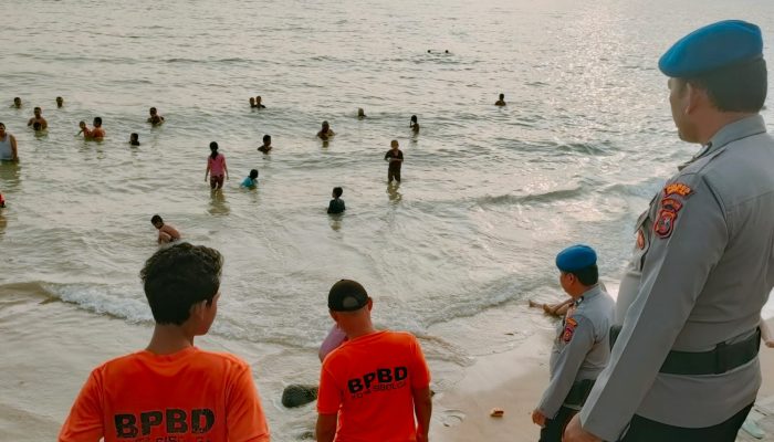 Antisipasi Laka Laut, Polres Sibolga dan BPBD Kolaborasi Amankan Wisatawan di Pelabuhan Lama