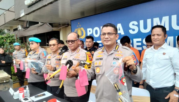 Polda Sumut dan Polrestabes Medan Bongkar Sindikat Pencurian Bongkar Rumah Antar Provinsi