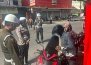 Polres Sibolga Gelar Razia untuk Tingkatkan Kesadaran Berlalu Lintas dalam Ops Keselamatan Toba 2025