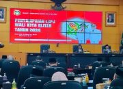 DPRD Kota Blitar Gelar Rapat Paripurna Penyampaian LKPJ Wali Kota Blitar Tahun 2024