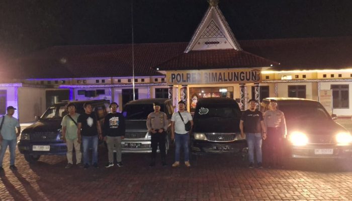 Polres Simalungun Sita Empat Mobil Kijang Kapsul Terkait Kasus Penipuan dan Penggelapan