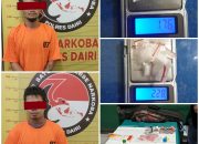 Polres Dairi Terima Dua Tersangka Narkoba Ditangkap Kodim 0206 Dairi,  Sabu dan Ekstasi Disita