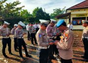Cegah Pelanggaran, Sipropam Polres Pakpak Bharat Periksa Handphone Personel