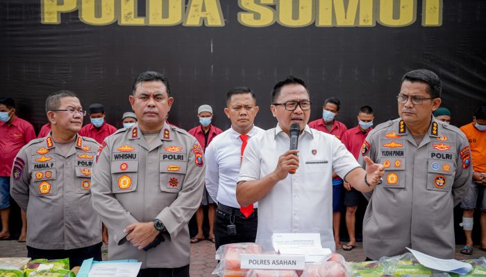 Polda Sumut Fokuskan Pemberantasan Narkoba di Perairan Asahan