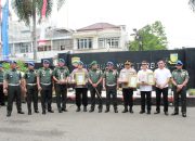 Sinergitas TNI-Polri, Kabid Propam Polda Sumut Direward Komandan Puspomad