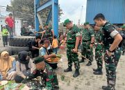 Disela Sela Pemberangkatan Satgas Pamtas RI-PNG Mobile Yonif 100/PS, Pangdam I/BB Sambangi Keluarga Prajurit