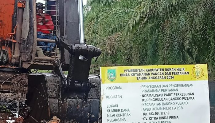 Normalisasi Parit di Bangko Pusaka Macam Proyek Main-main Pulak