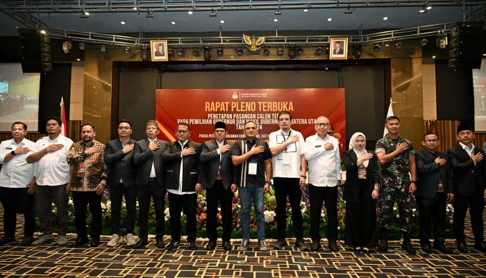 Pemprov Sumut Apresiasi Penetapan Paslon Terpilih Pilkada Sumut 2024 oleh KPU