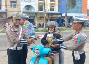 Satlantas Polres Sergai Gelar Sosialisasi Kampanye Keselamatan Berlalu Lintas