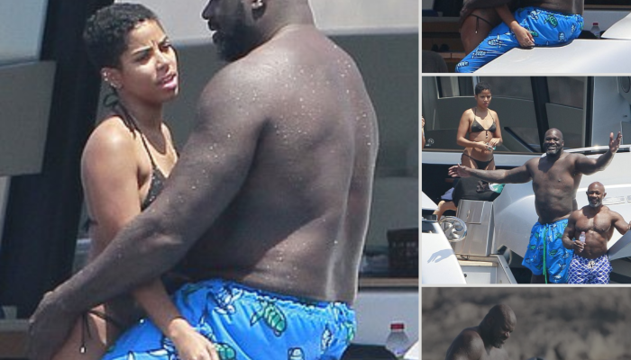 So…Sweet…! Legenda Basket NBA Shaquille O’Neal Liburan Romantis di Spanyol dengan Pacar Muda 21 Tahun