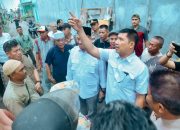 Pasca Kebakaran, Pj Bupati dan Bupati Batu Bara Terpilih Jenguk dan Berikan Santunan