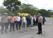 Satlantas Polres Sergai Gelar Operasi Gabungan, Periksa Tes Urine Sopir Bus dan Truk