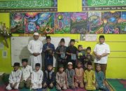 Wali Kota Tanjungbalai Silaturahmi ke Rumah Qur’an Baburrahman, Bagikan Al-Qur’an kepada Santri