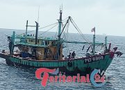 TNI AL Tegas! Lanal TBA Gagalkan Kapal Asing Malaysia yang Nekat Curi Ikan di Perairan RI