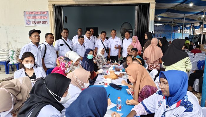 Sinergi SMSI Medan, ATRestorasi, dan Dinkes Medan Gelar Pemeriksaan Kesehatan Gratis dan Baksos