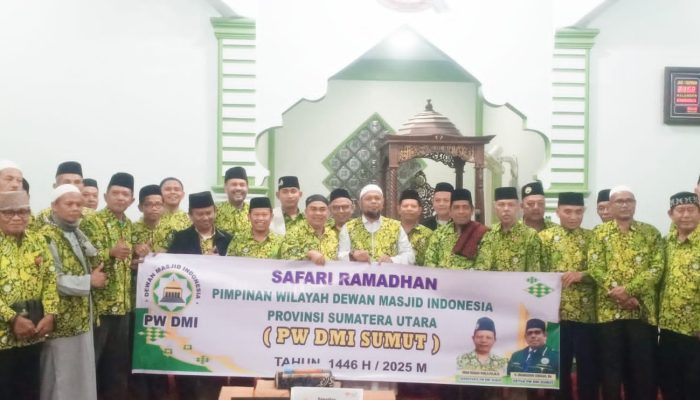 Safari Ramadhan DMI Sumut di Tebing Tinggi: Keberkahan dan Kebersamaan di Masjid Al Mukhlisin