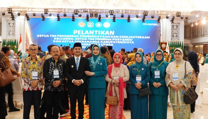 Ny.Hj.Susmirawanti Iman Irdian Saragih Resmi Dilantik sebagai Ketua TP PKK, Ketua Tim Pembina Posyandu, dan Ketua Dekranasda Kota Tebing Tinggi