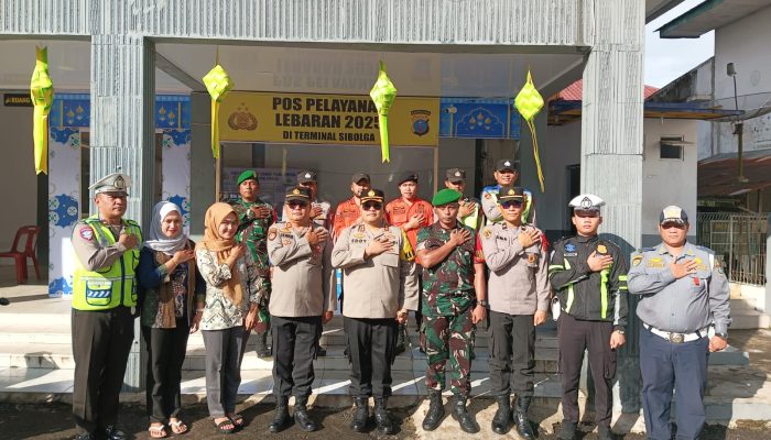 Pastikan Stabilitas Keamanan, Kapolres Sibolga Kunjungi Pos Yan Terminal Sibolga