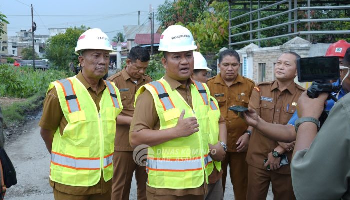 Wakil Bupati Asahan Monitoring Pemeliharaan Ruas Jalan Senilai Rp5 Miliar