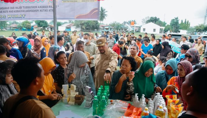 Bantu Masyarakat Penuhi Kebutuhan Pokok dengan Harga Terjangkau, Pemkab Batu Bara Gelar Pasar Murah