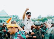 Bupati Batu Bara Lepas Satgas Pamtas Statis RI-PNG Yonif 126/KC