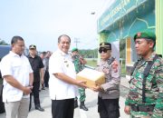 Bupati Asahan Tinjau Pos Pam Idul Fitri 1446 H