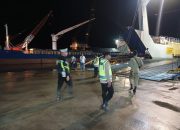 Pantau Keberangkatan Kapal Penumpang, Personel Pos Yan Simpang Lima Laksanakan Patroli Di Pelabuhan Pelindo Dan ASP Sibolga