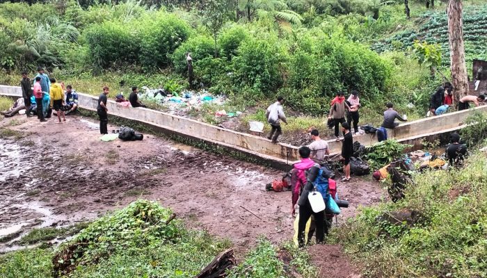 Info Bagi Pendaki di Gunung Sibuatan, Jangan Buang Sampah Sembarangan! Anda Bisa Didenda
